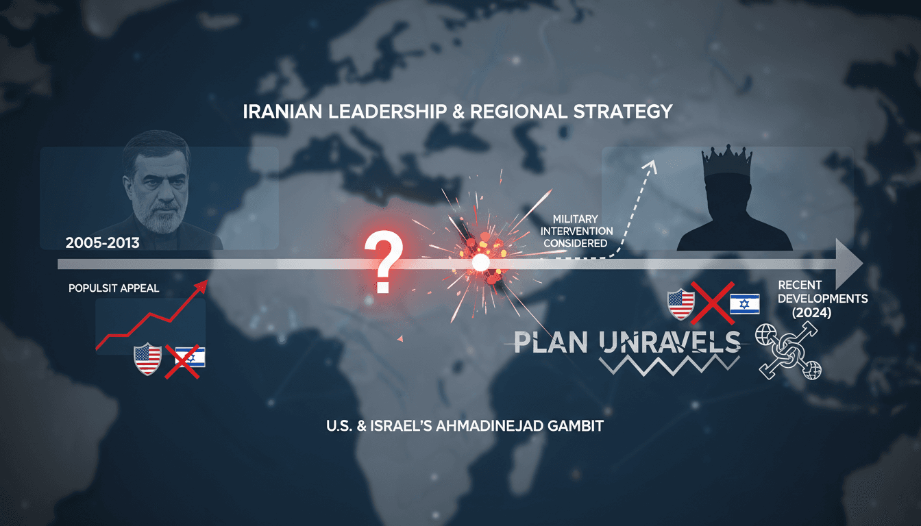 A visual representation of the geopolitical implications of the failed Ahmadinejad reinstatement plan.