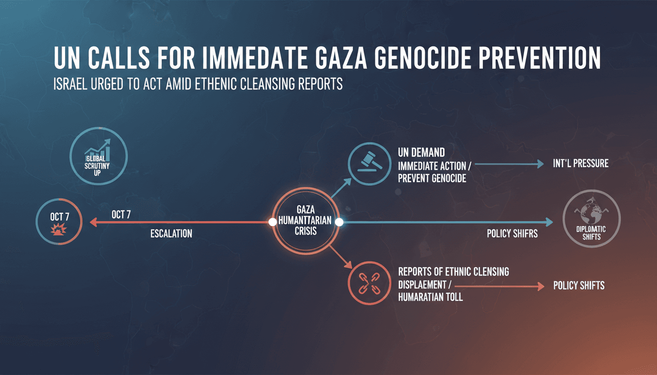 UN Calls for Immediate Action from Israel to Prevent Genocide in Gaza