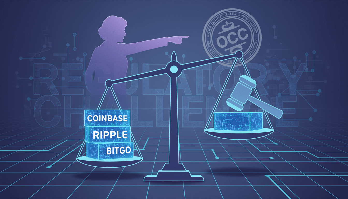 Senator Warren Challenges OCC Over Crypto Bank Charters