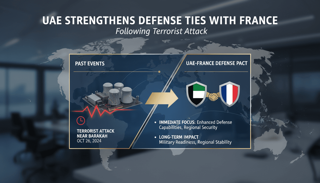 UAE and France flags symbolizing defense cooperation