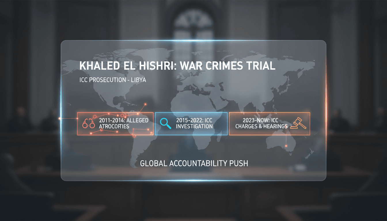 Former Libyan Commander Faces ICC Charges for War Crimes