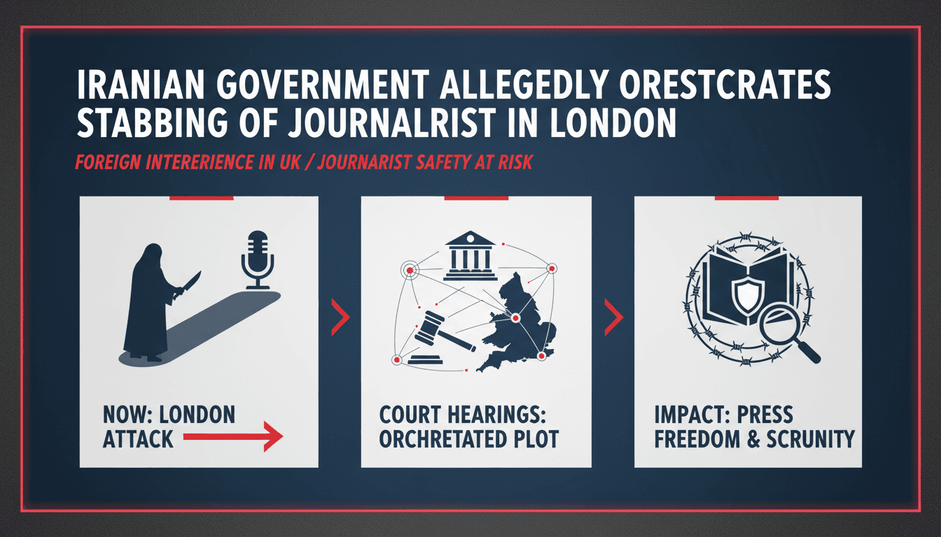 Pouria Zeraati, the Iranian journalist stabbed in London