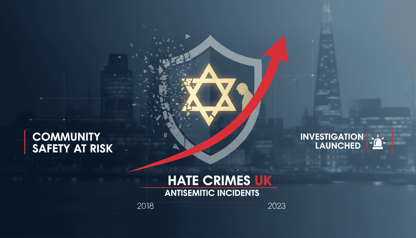 Antisemitic hate crime investigation launched after Jewish man assaulted in London