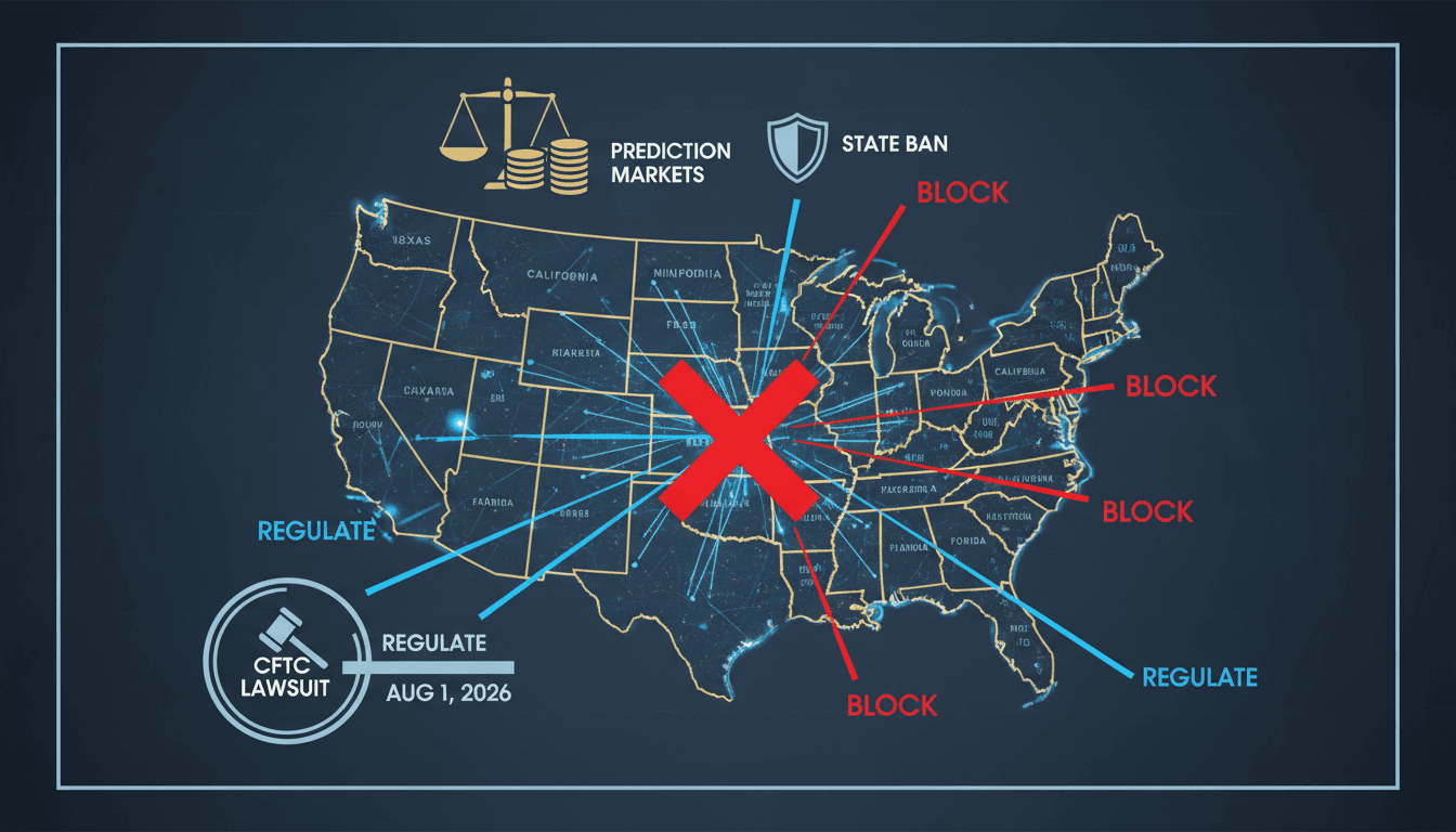 CFTC lawsuit against Minnesota's prediction market ban illustration