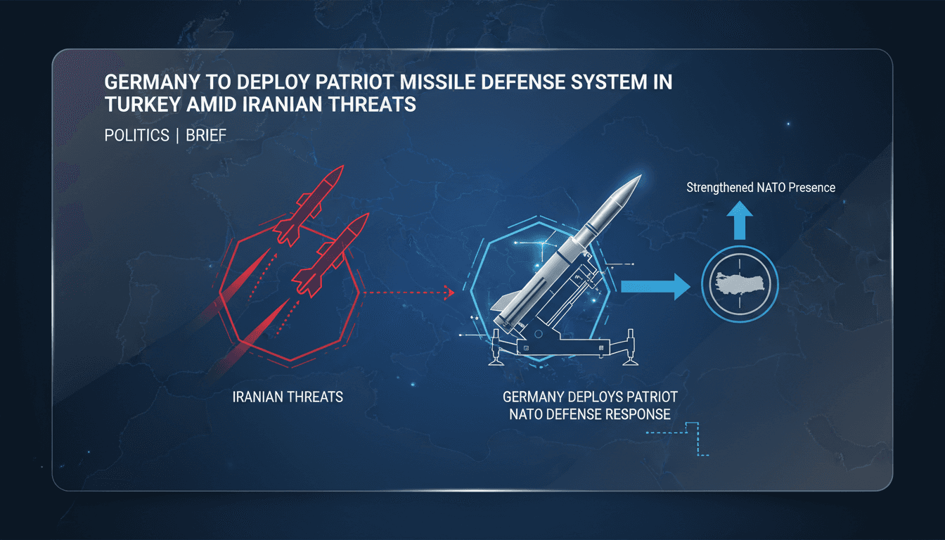 German Patriot missile defense system being deployed in Turkey