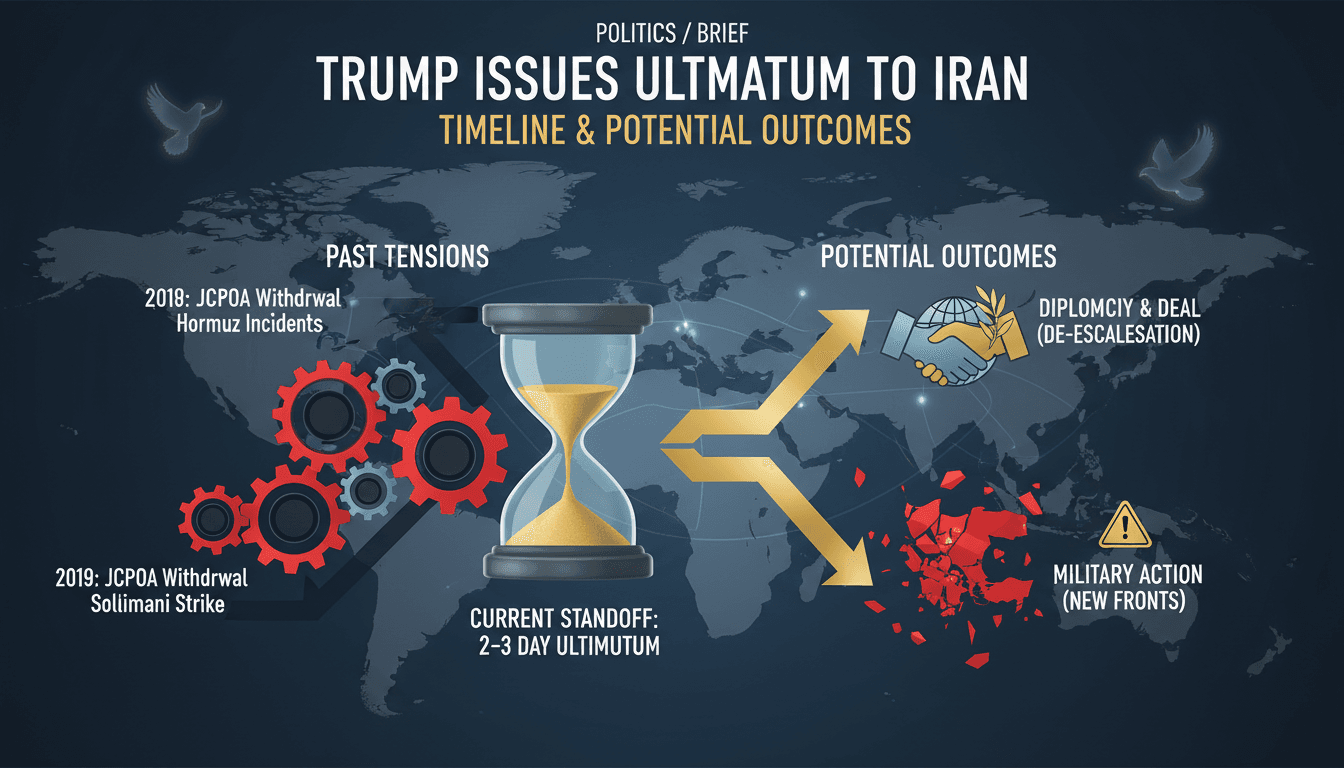 Trump Issues Ultimatum to Iran Amid Rising Tensions