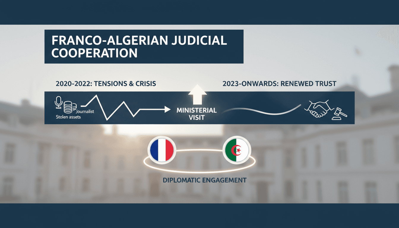 French Justice Minister visits Algeria to enhance judicial cooperation