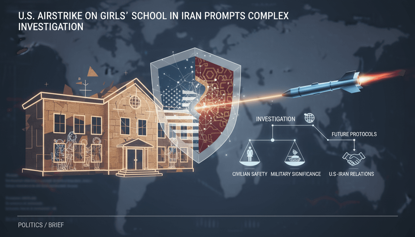 U.S. airstrike on a military site in Iran with a focus on civilian safety concerns.