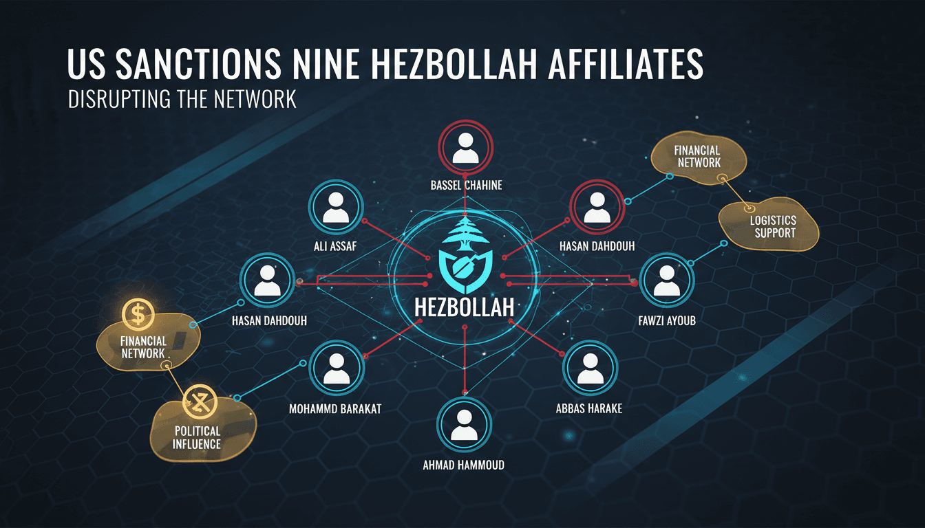 U.S. Treasury Department sanctions announcement on Hezbollah.