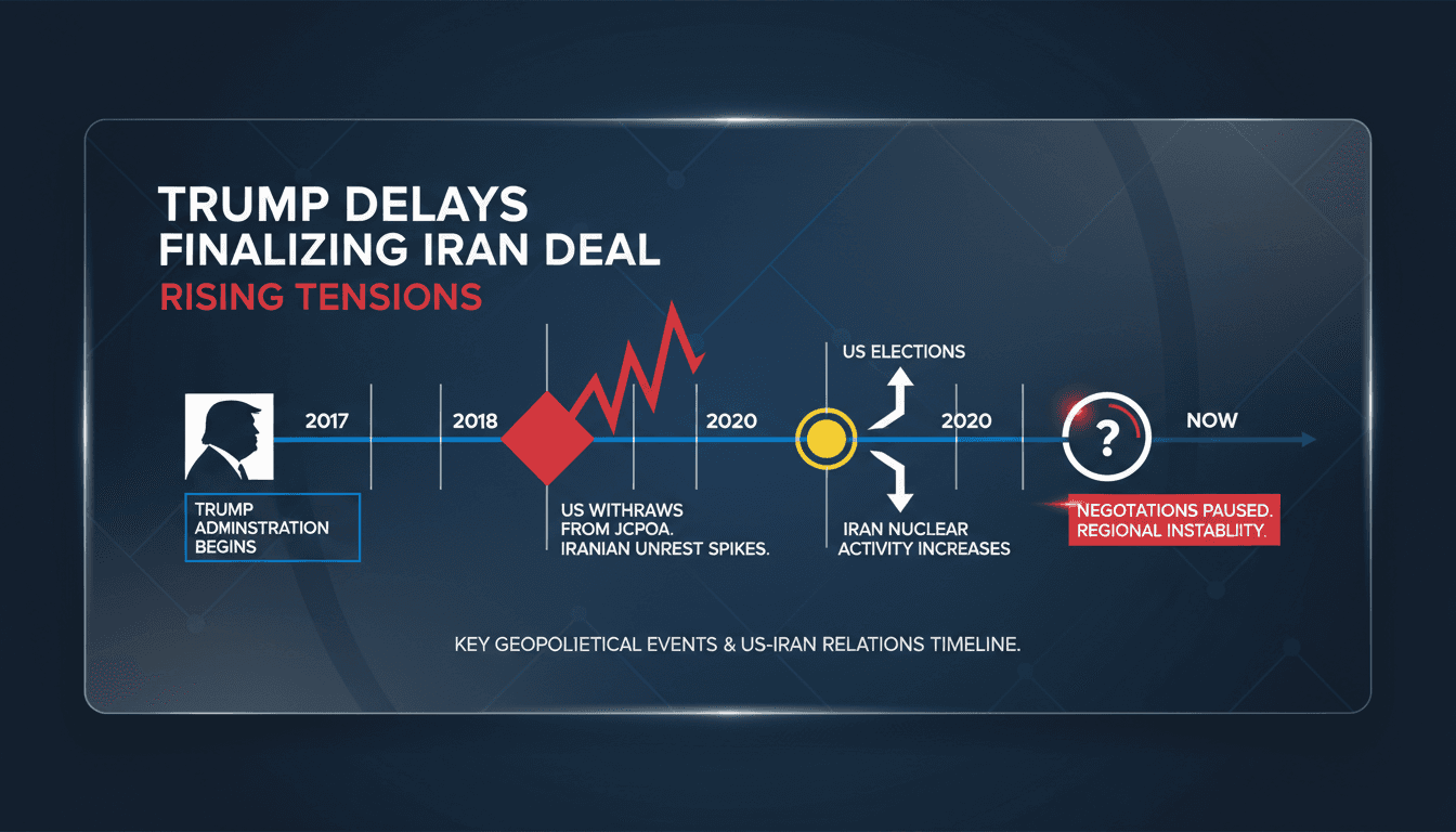 President Trump discussing Iran negotiations at Joint Base Andrews