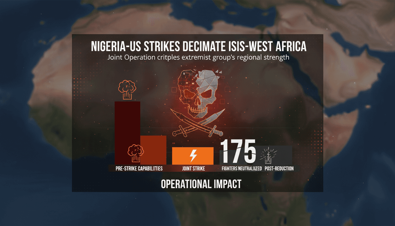 US and Nigerian troops collaborating in a military operation against Islamic State fighters.