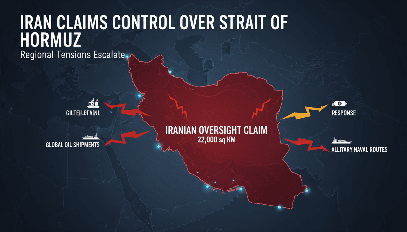 Iran claims control over the Strait of Hormuz amid regional tensions