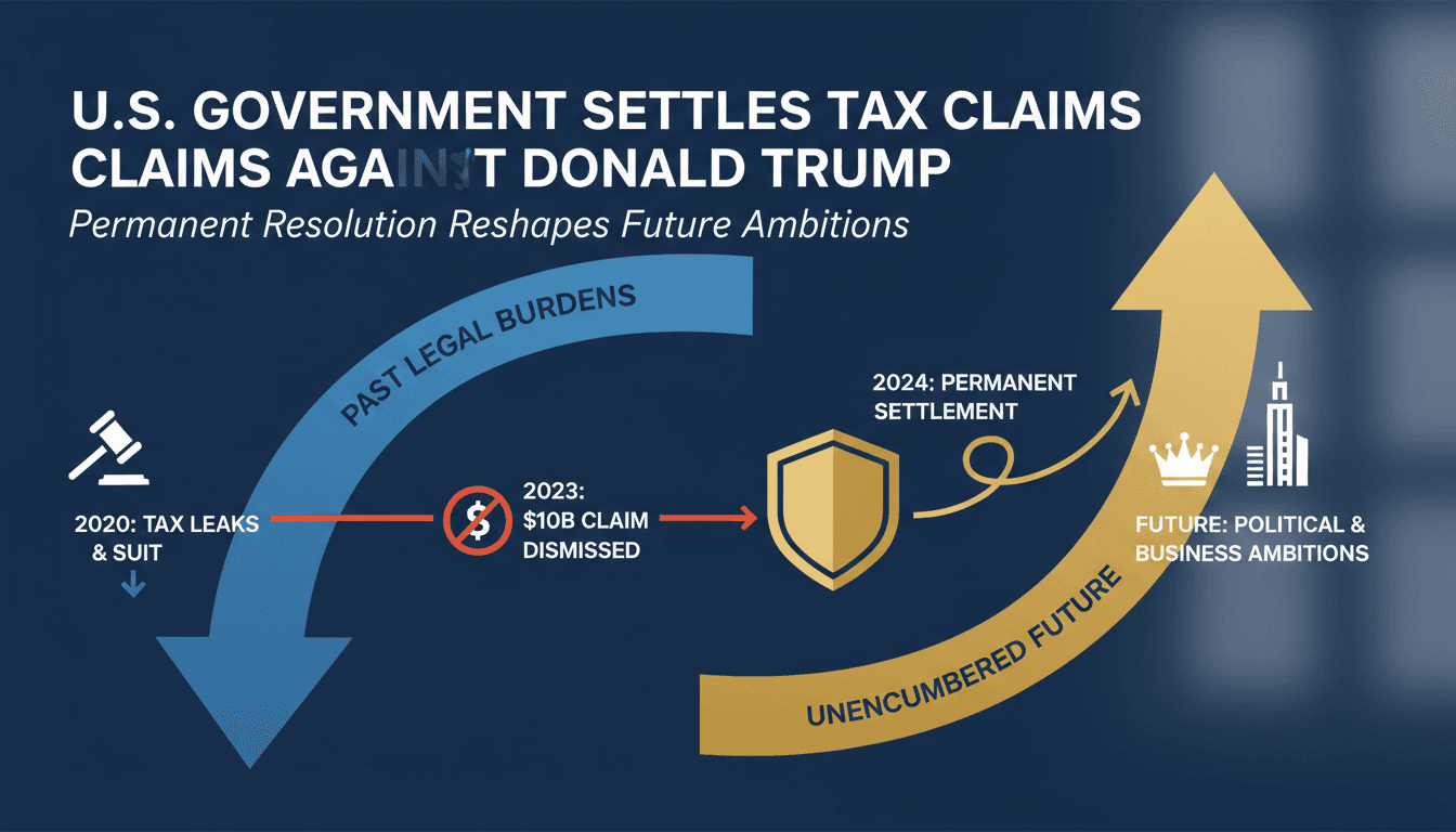 U.S. Government Settles Tax Claims Against Donald Trump Permanently