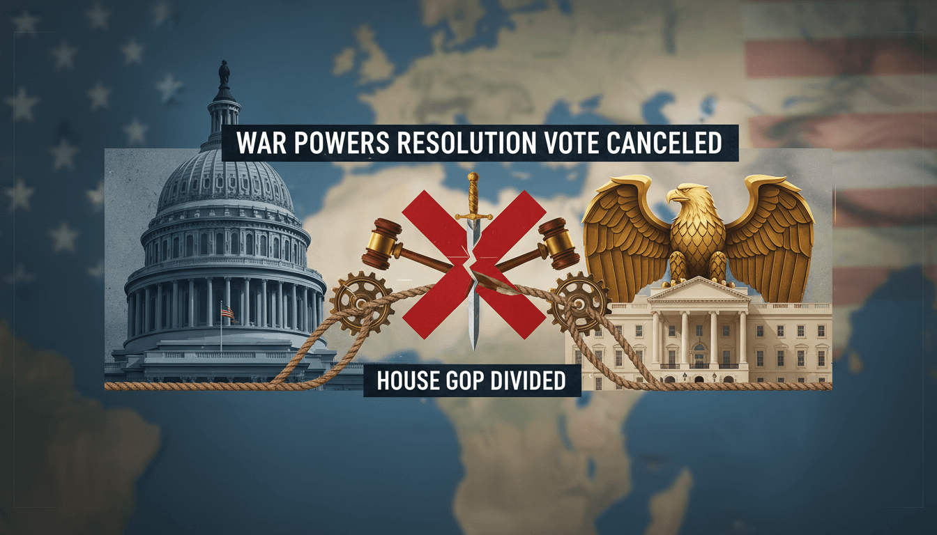 House Republicans discussing military authority and foreign policy issues.
