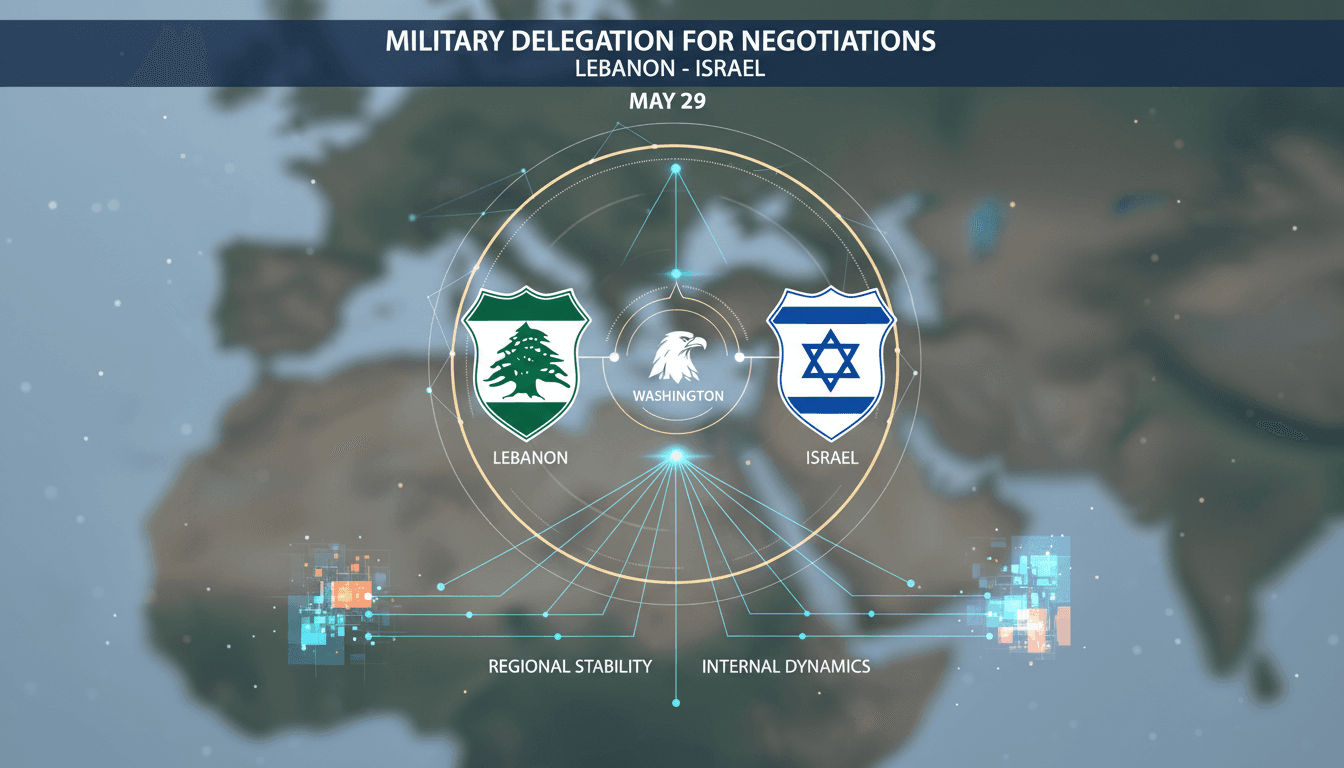 Lebanese Army delegation preparing for negotiations with Israel in Washington.