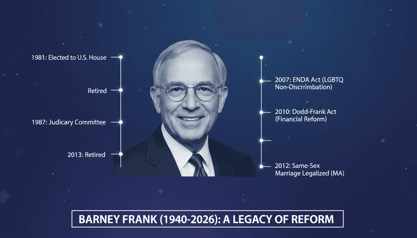 Barney Frank, pioneering openly gay congressman, passes away at 86