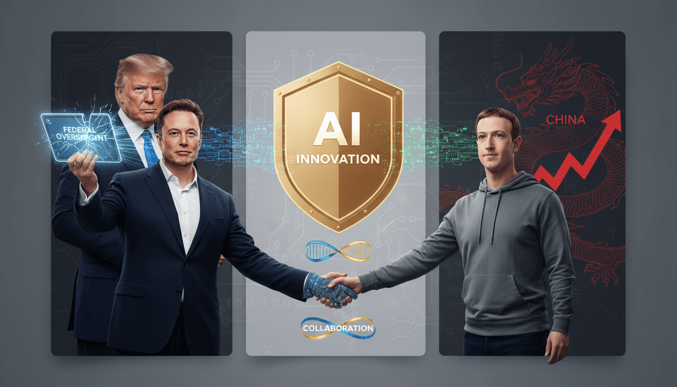 Former President Trump discussing AI regulation with tech leaders.