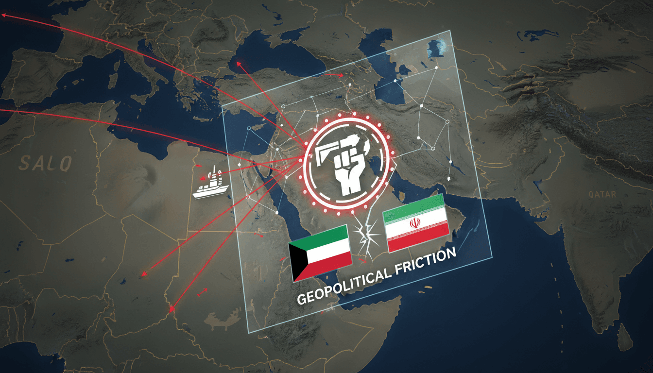 Kuwaiti armed forces intercepting IRGC members during a maritime infiltration attempt.