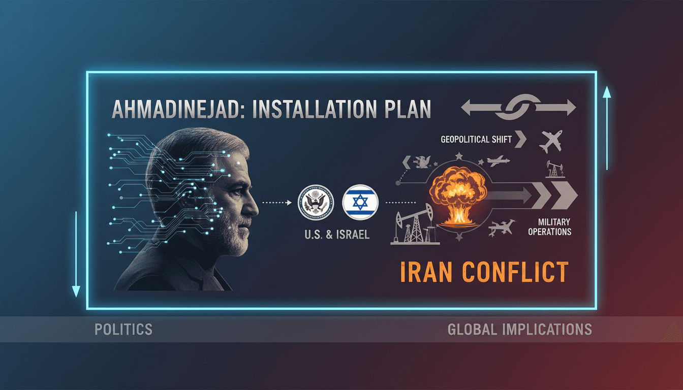 A map highlighting U.S. and Israel's military operations in relation to Iran.