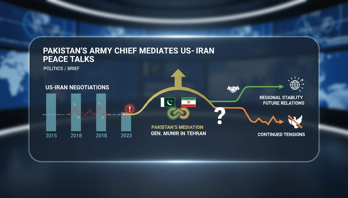 Pakistan's army chief Asim Munir meets with Iran's foreign minister in Tehran.
