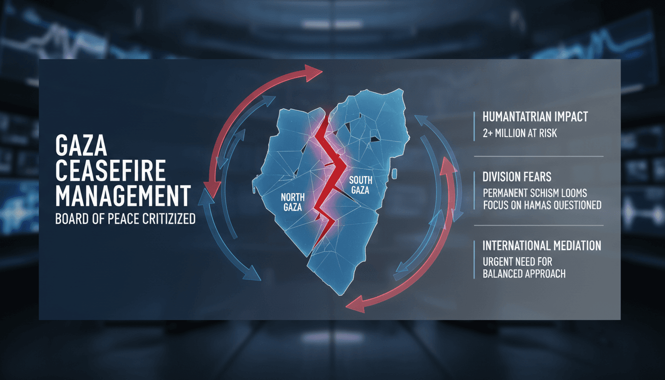 Board of Peace Faces Criticism Over Gaza Ceasefire Management