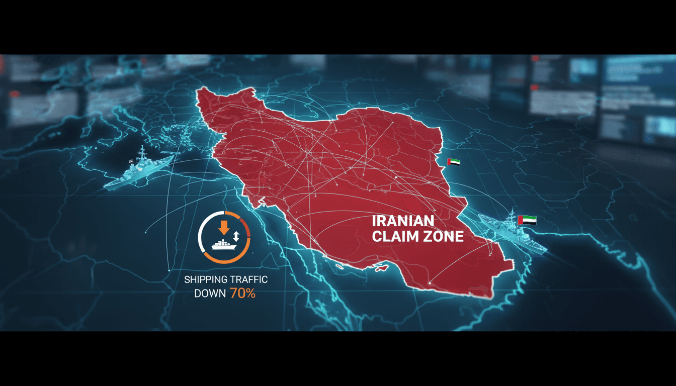 Iran asserts control over the Strait of Hormuz amid declining shipping traffic