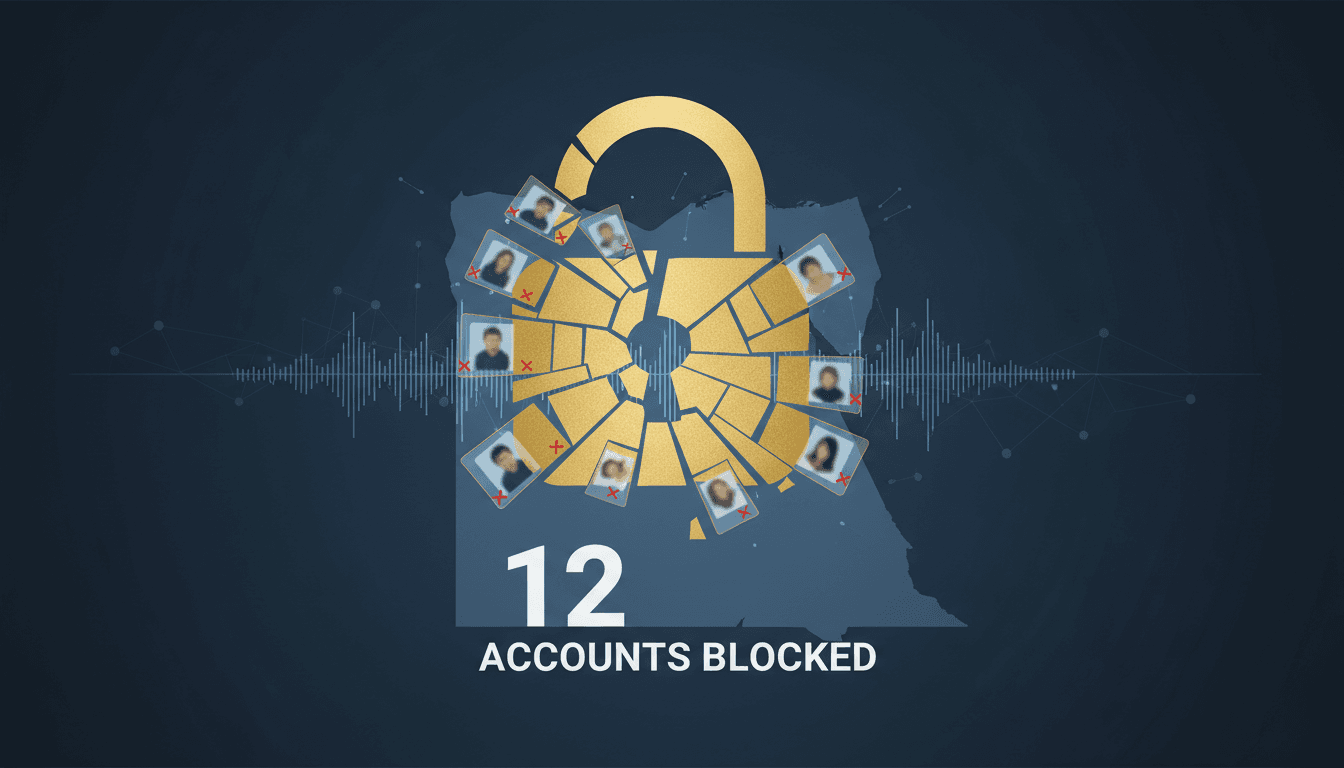 Egyptian authorities block social media accounts of critics amid rising censorship concerns
