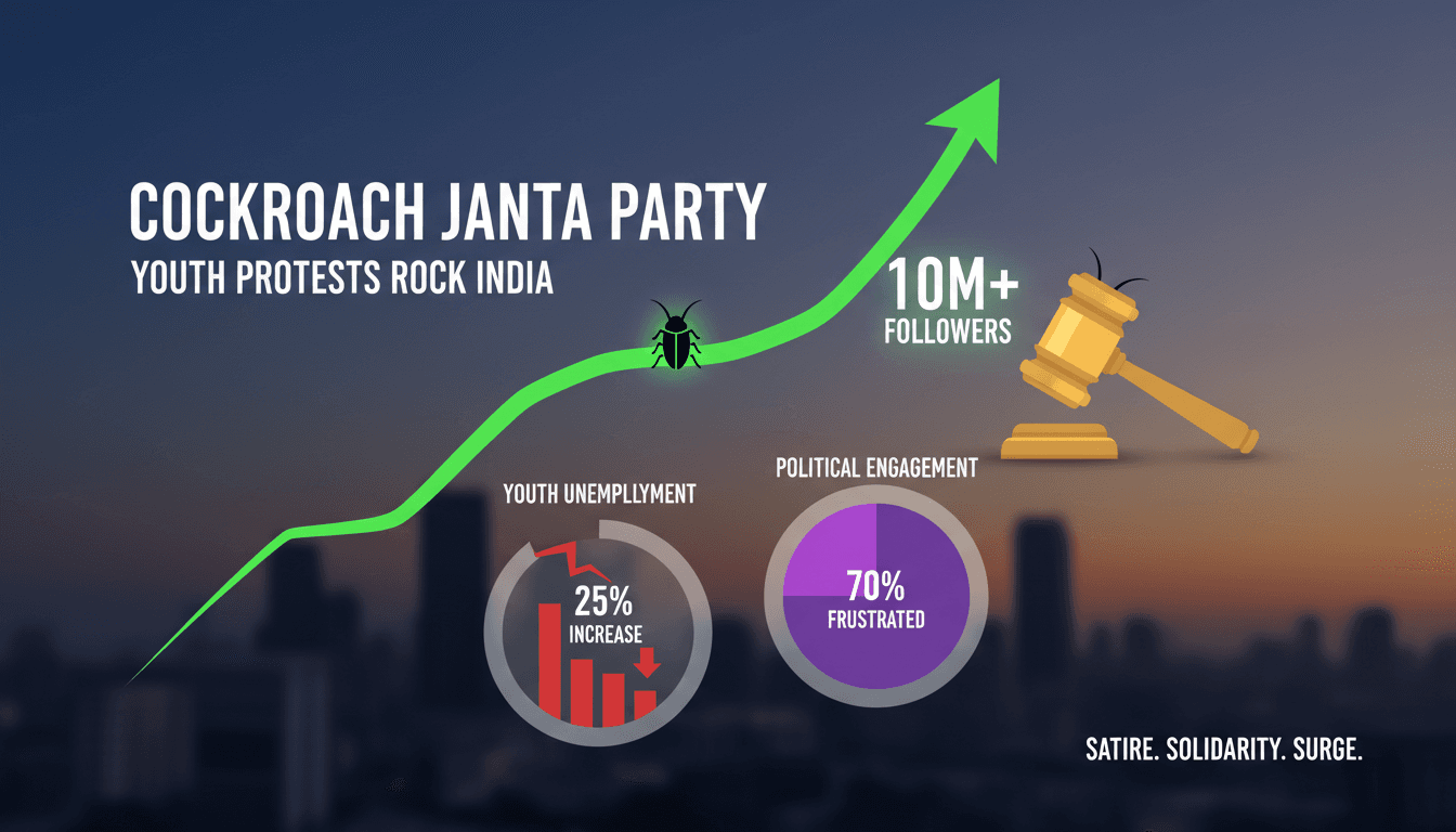 Cockroach Janta Party gains millions of followers as youth protest political discontent in India