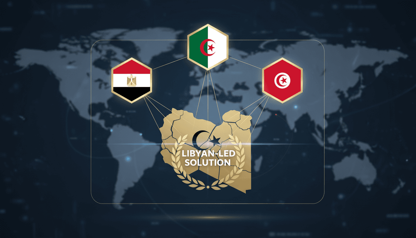 Egypt, Algeria, and Tunisia Ministers Advocate for Libyan-Led Political Solution