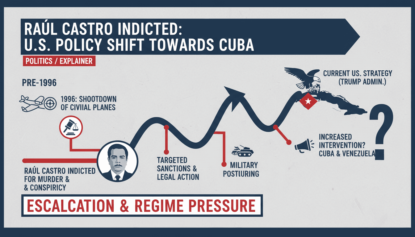 Raúl Castro Indicted for Murder and Conspiracy in U.S. Policy Shift Towards Cuba