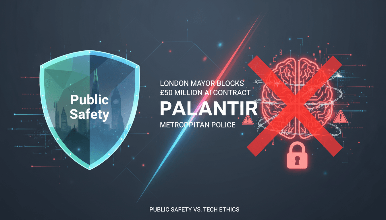 London Mayor Blocks £50 Million AI Contract with Palantir