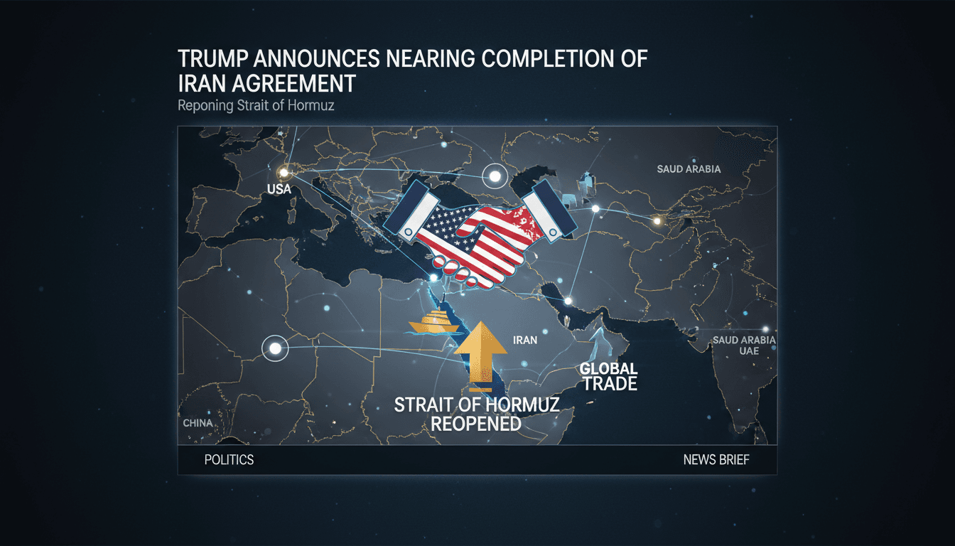 President Trump announces nearing completion of Iran agreement
