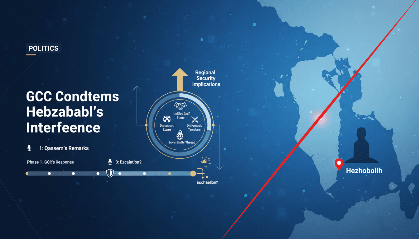 GCC Secretary-General condemns Hezbollah's interference in Bahrain
