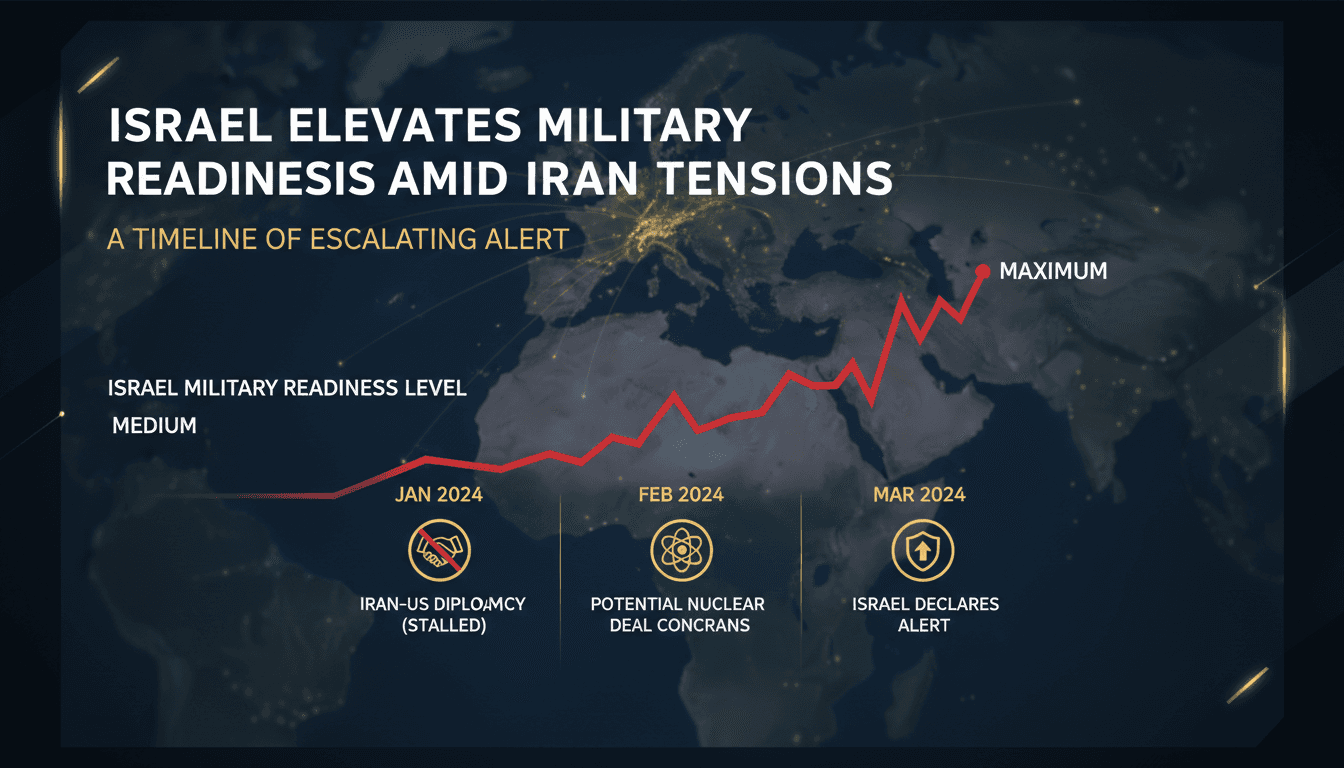 Israel elevates military readiness amid Iran tensions