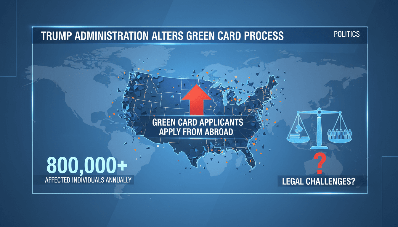 Immigrants affected by new green card application policy