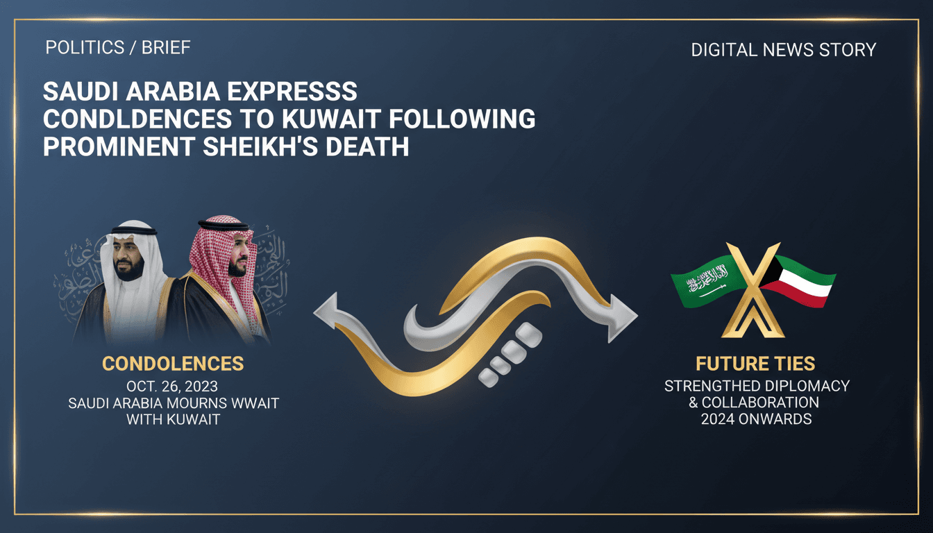 Saudi leaders express condolences to Kuwait after Sheikh's passing