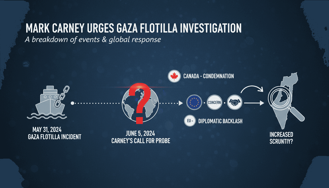 Mark Carney speaking on Gaza flotilla activists' treatment