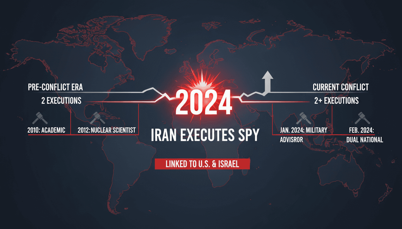 Iranian flag with a gavel symbolizing judicial actions against espionage.