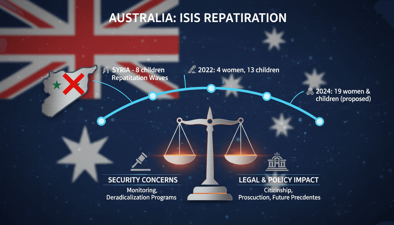 Australian government officials discussing the repatriation of ISIS-linked individuals.