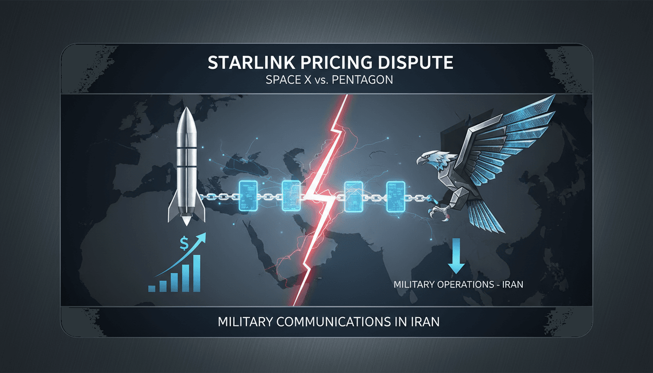 SpaceX Starlink satellite services and Pentagon military operations
