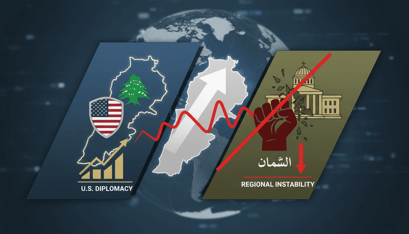 U.S. Secretary of State Marco Rubio addressing Hezbollah's threat to Lebanon's democracy.