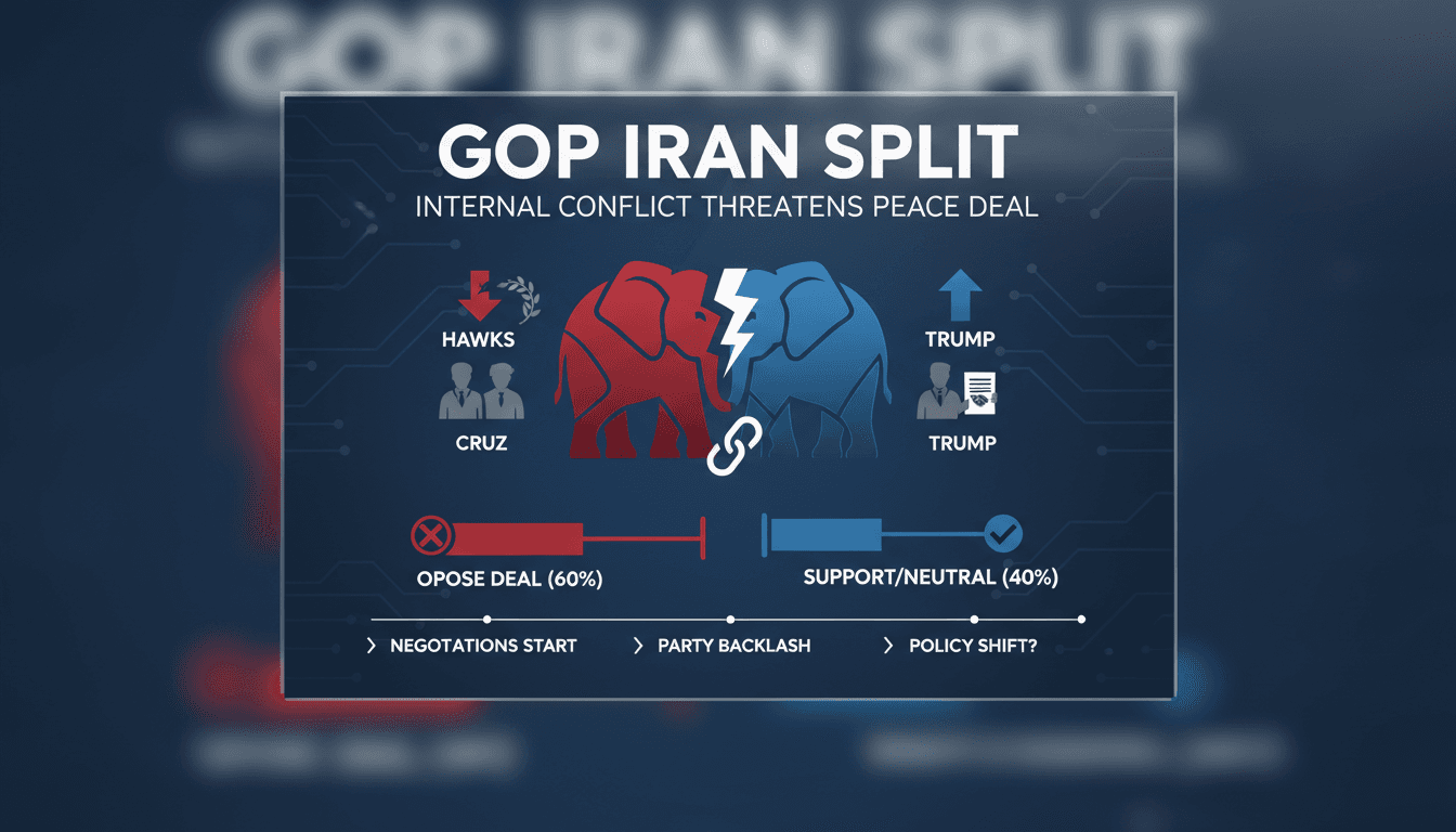 Republican lawmakers expressing dissent over Trump's Iran peace deal.