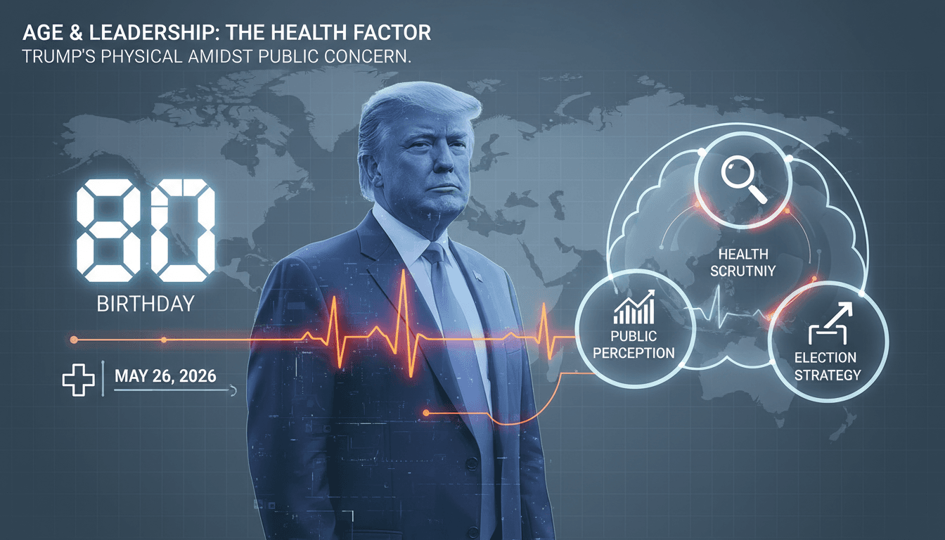 Donald Trump at Walter Reed National Military Medical Center for his annual physical exam.