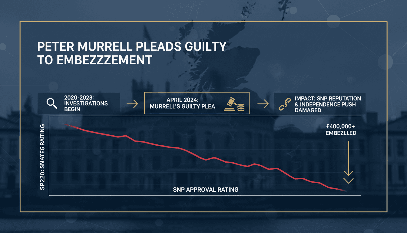 Former SNP Chief Executive Peter Murrell Pleads Guilty to Embezzlement