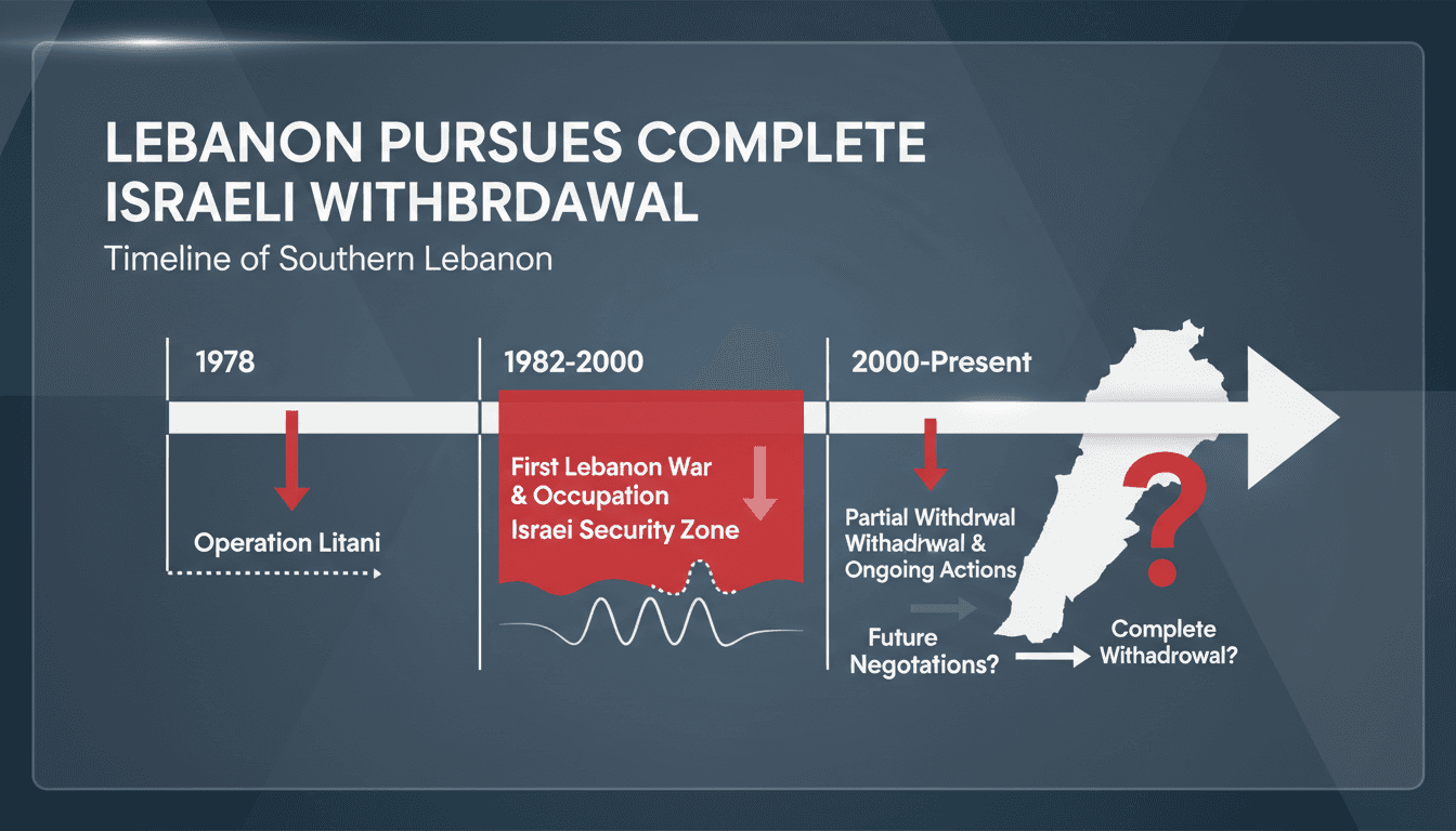 Lebanese President Joseph Aoun addressing the nation on Israeli withdrawal negotiations.