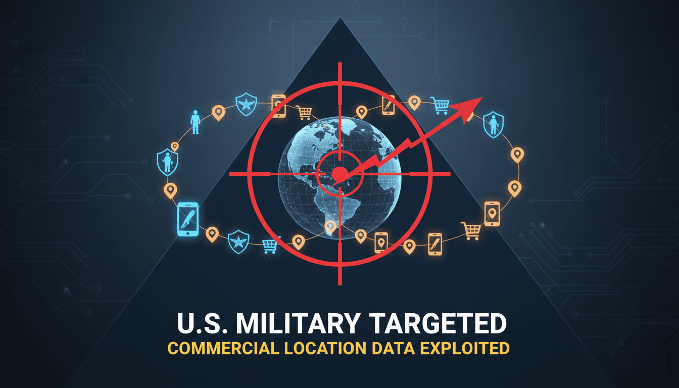 U.S. military personnel in a conflict zone with data overlay