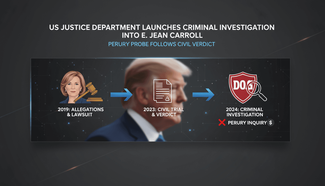 E. Jean Carroll and Donald Trump in a courtroom setting