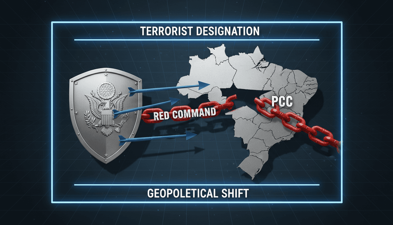 US Designates Brazil's Red Command and PCC as Terrorist Organizations