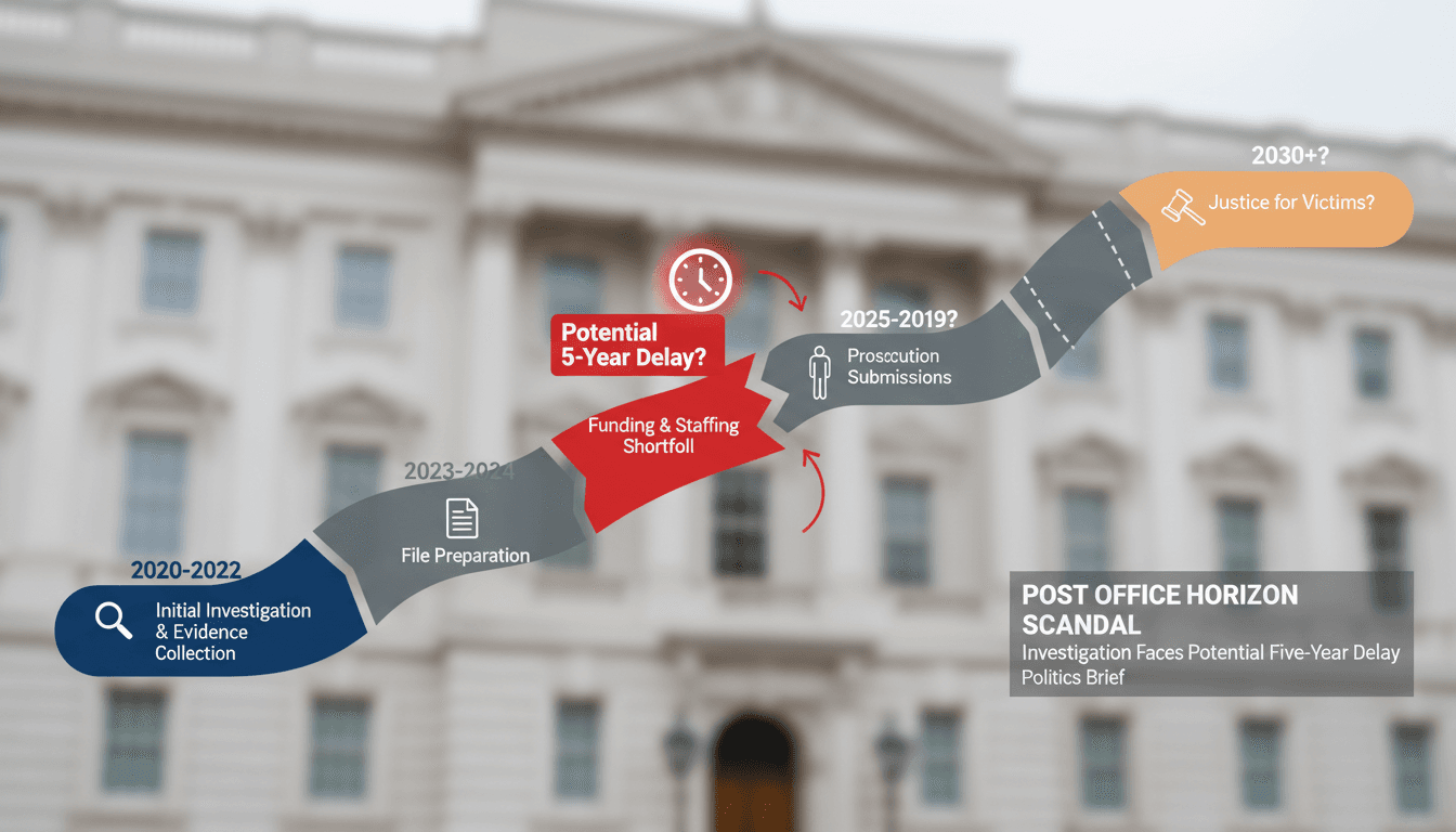 Post Office Horizon scandal investigation faces potential five-year delay due to funding shortfall