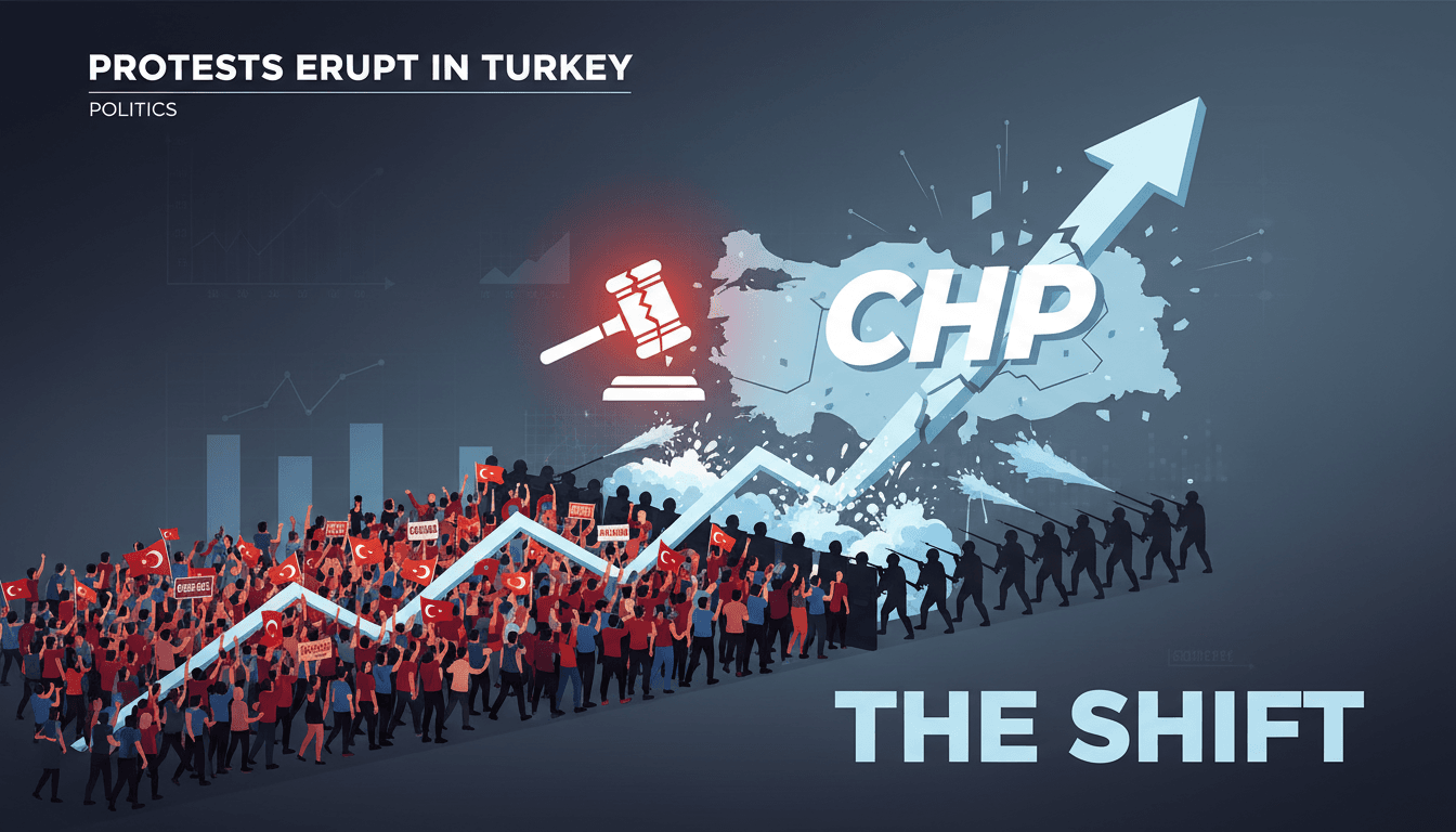 Protesters rally in İzmir for ousted CHP leader Özgür Özel.